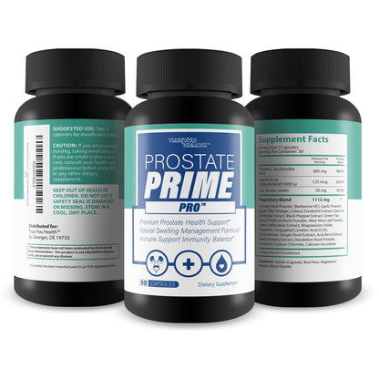 Prostate Prime Pro - Improved Formula - Our Best Prostate Support Supplement For Men’s Health - Natural Prostatitis Prostate Health - Natural Prostate Remedies - Men Prostate Vitamin Prostaprime Pills - dailyvitalstore