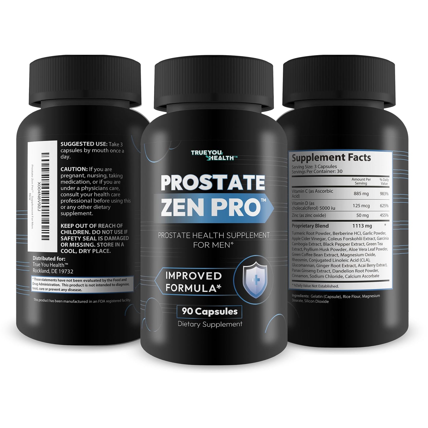 Prostate Zen Pro - Improved Formula - Our Best Prostate Health Supplement for Men - Our Best Prostate Support Supplement for Men’s Health - Natural Prostate Genix ProstaZen - dailyvitalstore