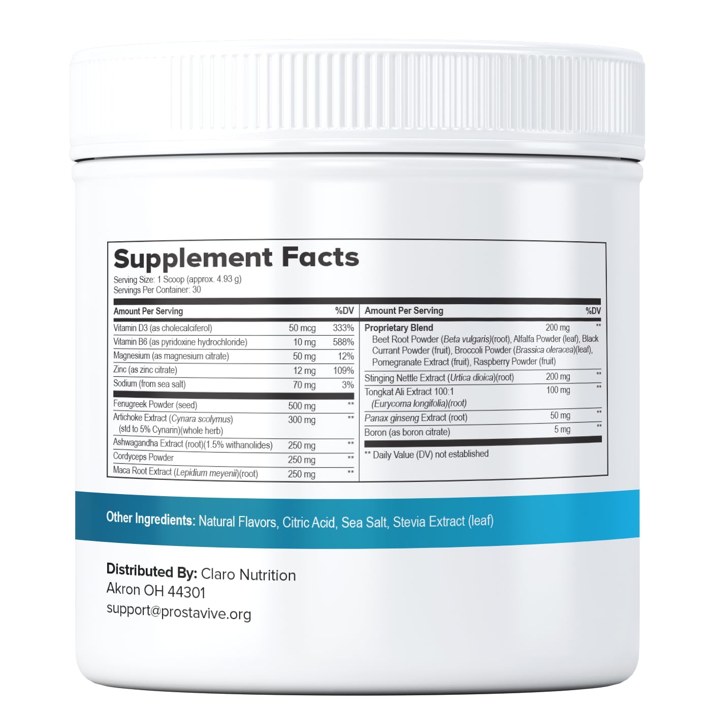 ProstaVive Advanced Prostate Support Formula - Complete Urinary & Bladder Health Supplement - Helps Promote Strong Flow & Emptying - Natural Powder - Gluten Free, Non-GMO - dailyvitalstore