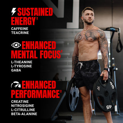 ProSupps Mr. Hyde Signature Pre Workout Powder with Creatine, Beta Alanine & Caffeine - Performance, Energy & Endurance - Clean Fitness & Gym Supplements - dailyvitalstore