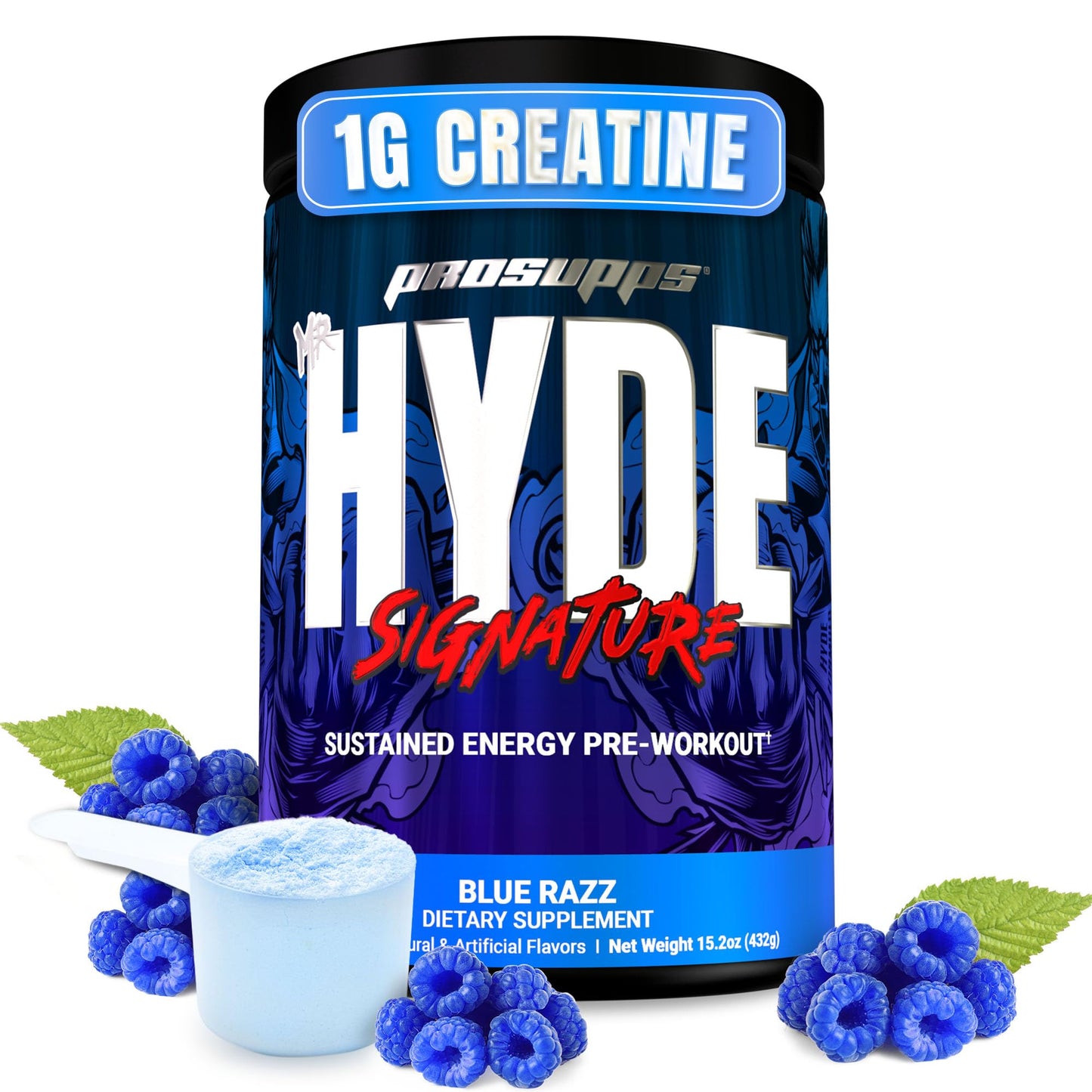 ProSupps Mr. Hyde Signature Pre Workout Powder with Creatine, Beta Alanine & Caffeine - Performance, Energy & Endurance - Clean Fitness & Gym Supplements - dailyvitalstore