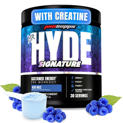 ProSupps Mr. Hyde Signature Pre Workout Powder with Creatine, Beta Alanine & Caffeine - Performance, Energy & Endurance - Clean Fitness & Gym Supplements for Men & Women = - dailyvitalstore
