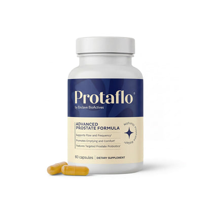 Protaflo Prostate Supplements for Men - Supports Urinary Flow & Bladder Control | Probiotics + Black Walnut, Nettle, Turmeric, Lycopene, Pumpkin Seed - dailyvitalstore