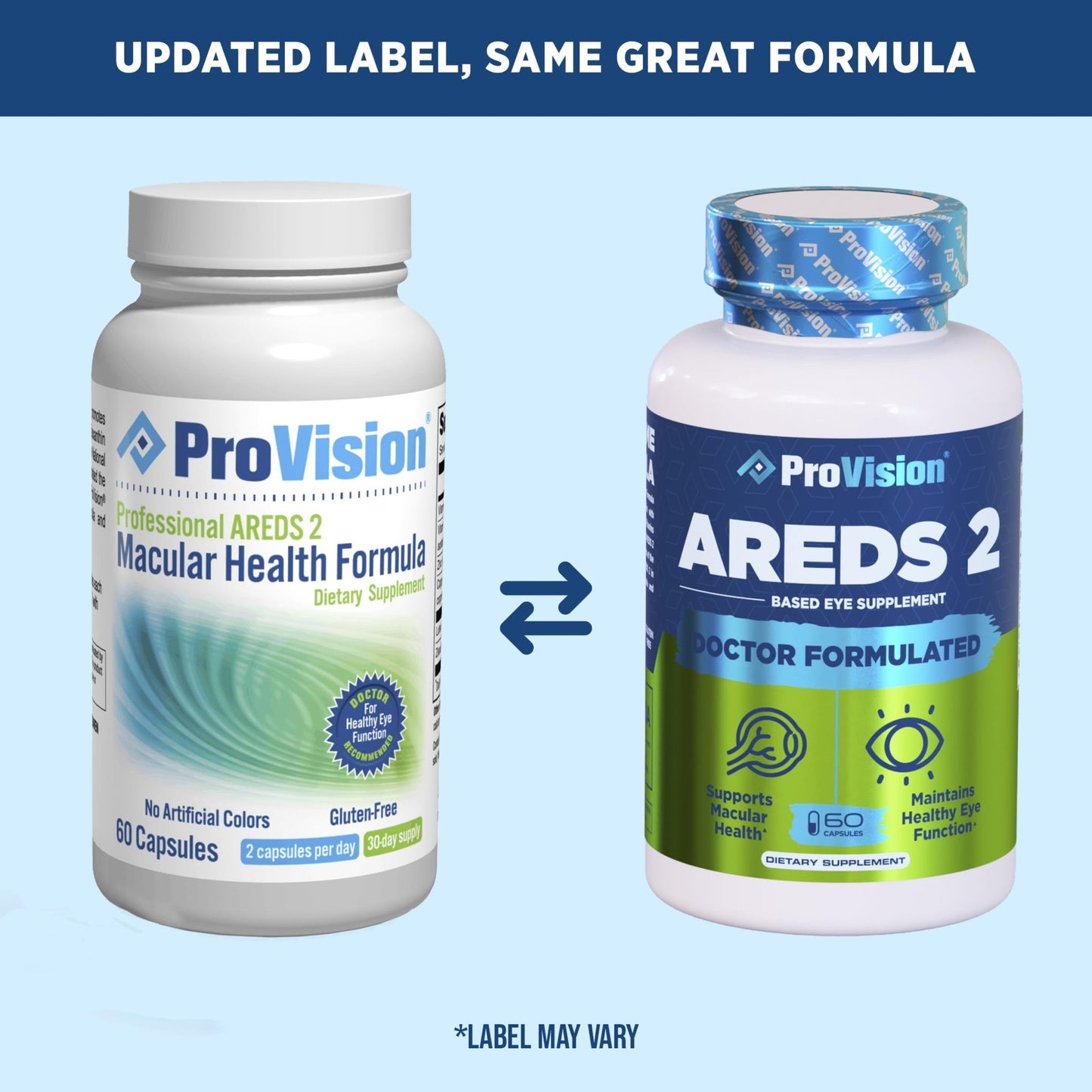 Provision AREDS 2 Eye Vitamins - Enhance Vision Supplements - Lutein Zeaxanthin Vision Complex - 60 Eye Supplement Capsules - dailyvitalstore