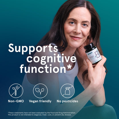 Puori Pure Energy Vitamin B-Complex with 8 Essential Vitamins - Active & Methylated B Vitamins (Thiamin, Riboflavin, Niacin, B6, Folate & B12) - Biotin, Inositol, Pantothenic Acid & Choline - dailyvitalstore