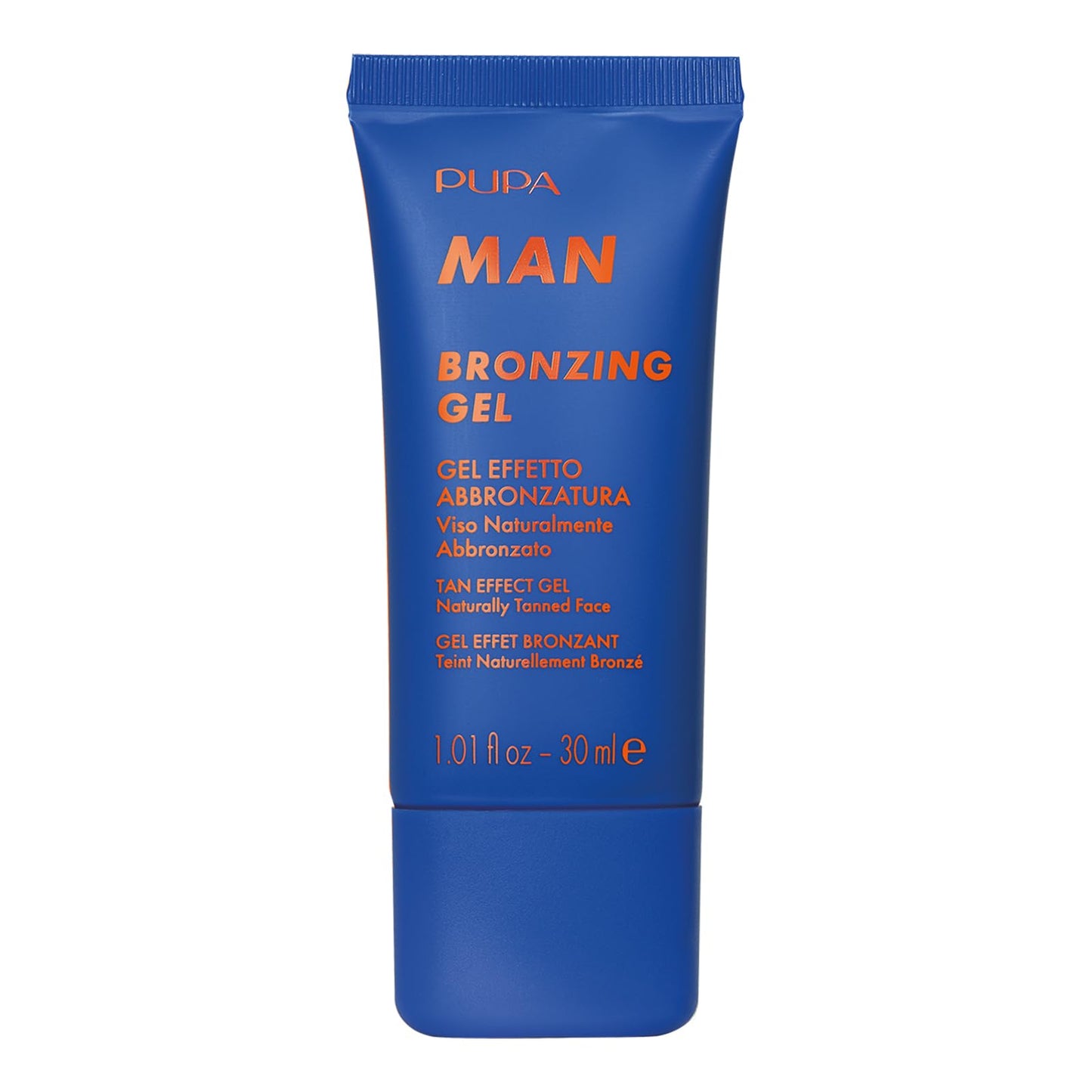 Pupa Milano Bronzing Gel, 001, 1.01 oz - Tan Effect Bronzer Gel - Liquid Matte Bronzer - Lightweight - With Hydrating Coconut Water - Makeup for Men - dailyvitalstore