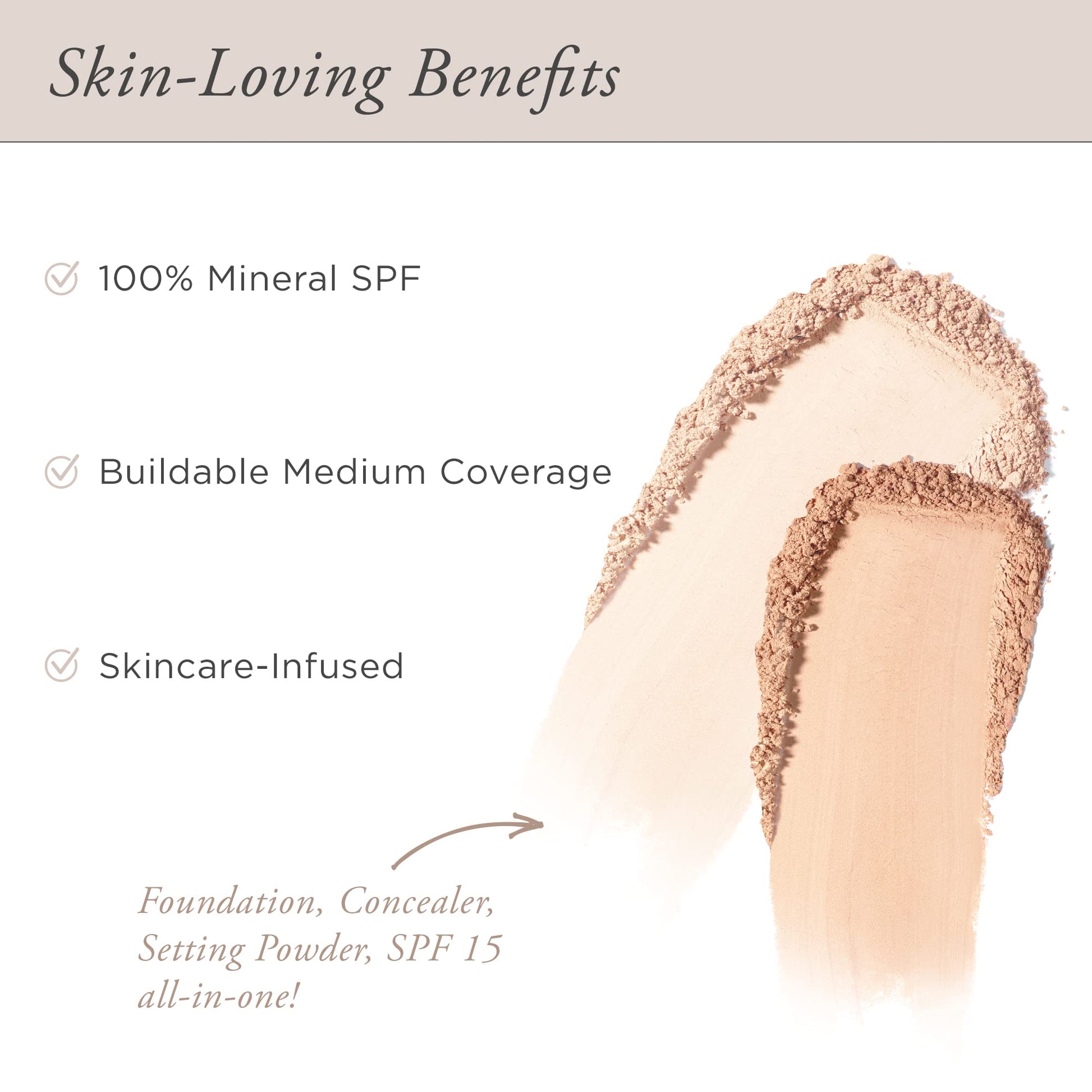 PUR Beauty 4-in-1 Pressed Mineral Makeup Powder Foundation with SPF 15 - Concealer & Finishing Compact Pressed Powder for Face - Buildable Medium to Full Coverage Foundation Powder (Fair Ivory) - dailyvitalstore