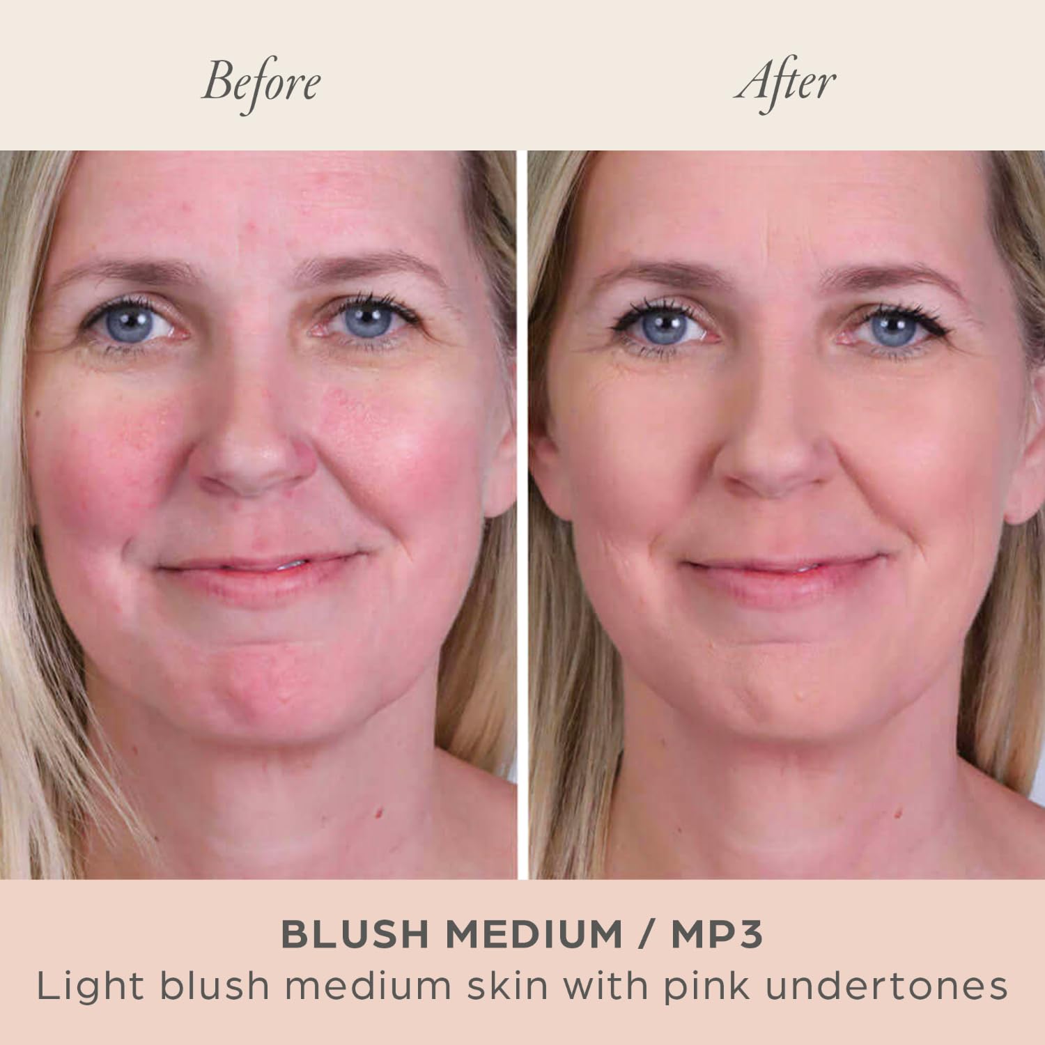PUR Beauty 4-in-1 Pressed Mineral Makeup Powder Foundation with SPF 15 - Concealer & Finishing Compact Pressed Powder for Face - Buildable Medium to Full Coverage Foundation Powder (Blush Medium) - dailyvitalstore