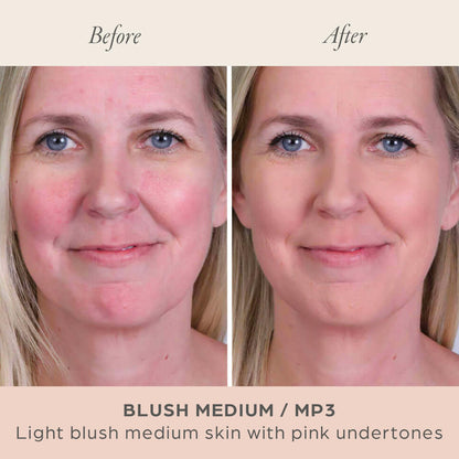 PUR Beauty 4-in-1 Pressed Mineral Makeup Powder Foundation with SPF 15 - Concealer & Finishing Compact Pressed Powder for Face - Buildable Medium to Full Coverage Foundation Powder (Blush Medium) - dailyvitalstore
