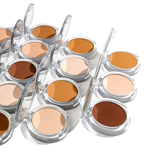PUR Beauty 4-in-1 Pressed Mineral Makeup Powder Foundation with SPF 15 - Concealer & Finishing Compact Pressed Powder for Face - Buildable Medium to Full Coverage Foundation Powder (Blush Medium) - dailyvitalstore
