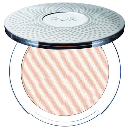 PUR Beauty 4-in-1 Pressed Mineral Makeup Powder Foundation with SPF 15 - Concealer & Finishing Compact Pressed Powder for Face - Buildable Medium to Full Coverage Foundation Powder (Fair Ivory) - dailyvitalstore