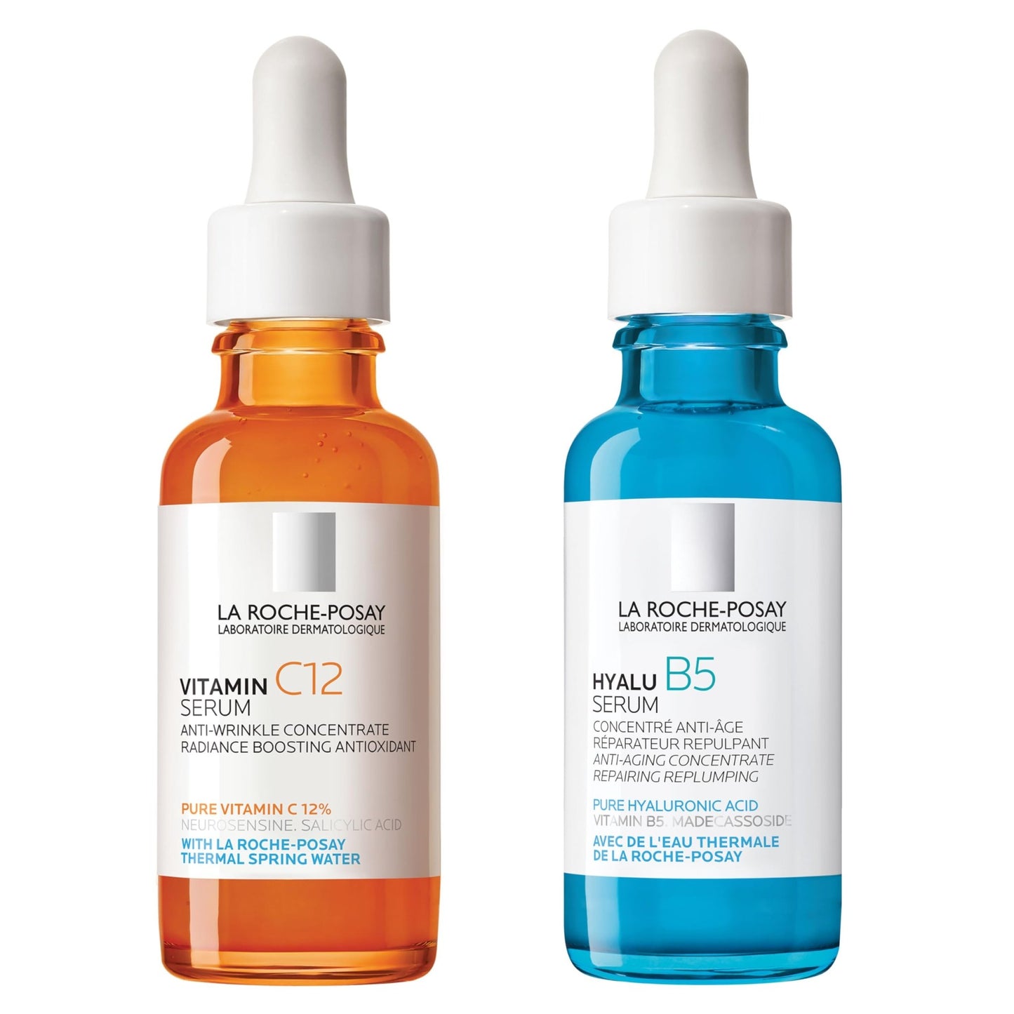 Pure 10% Vitamin C Serum + Hyalu B5 Pure Hyaluronic Acid Serum - dailyvitalstore