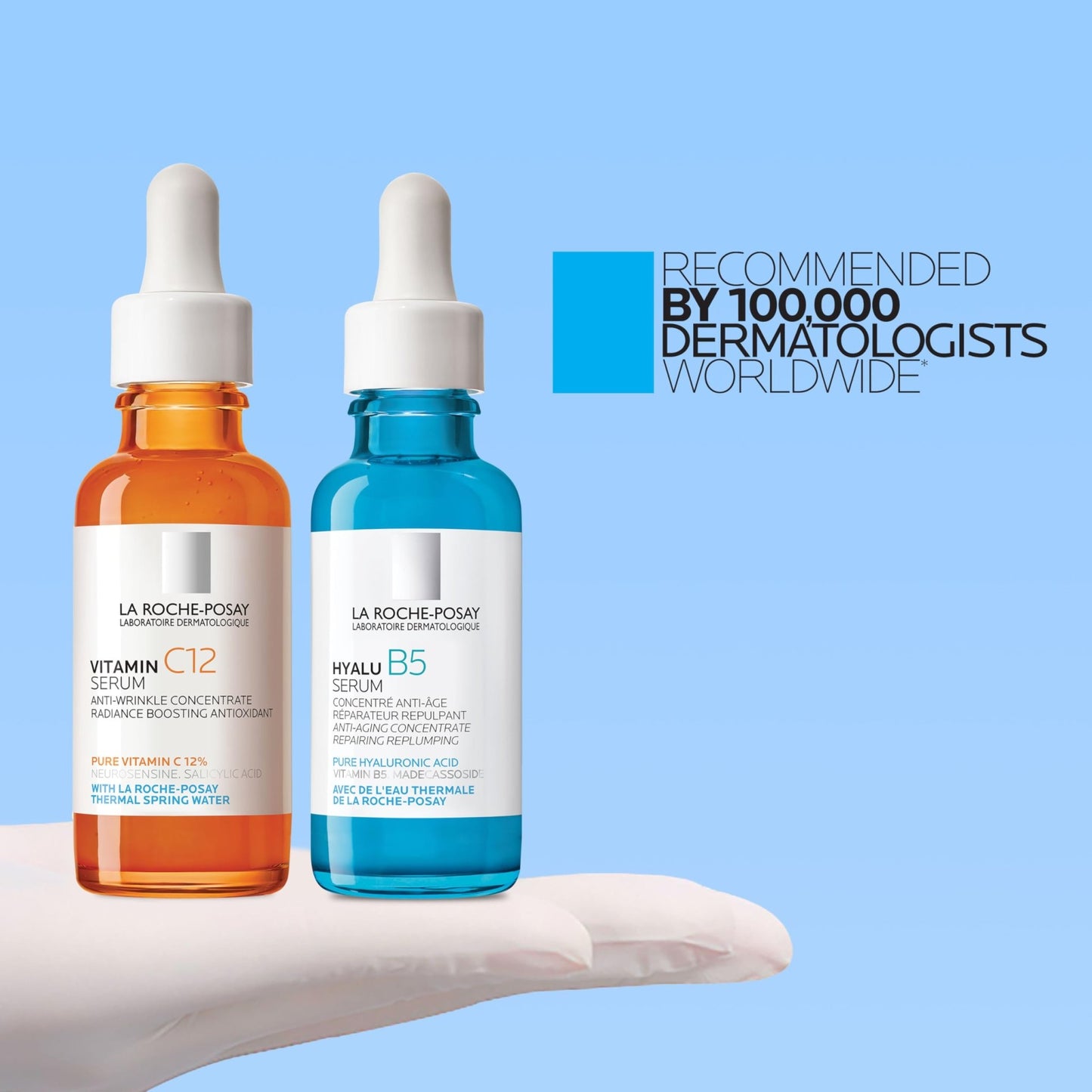 Pure 10% Vitamin C Serum + Hyalu B5 Pure Hyaluronic Acid Serum - dailyvitalstore