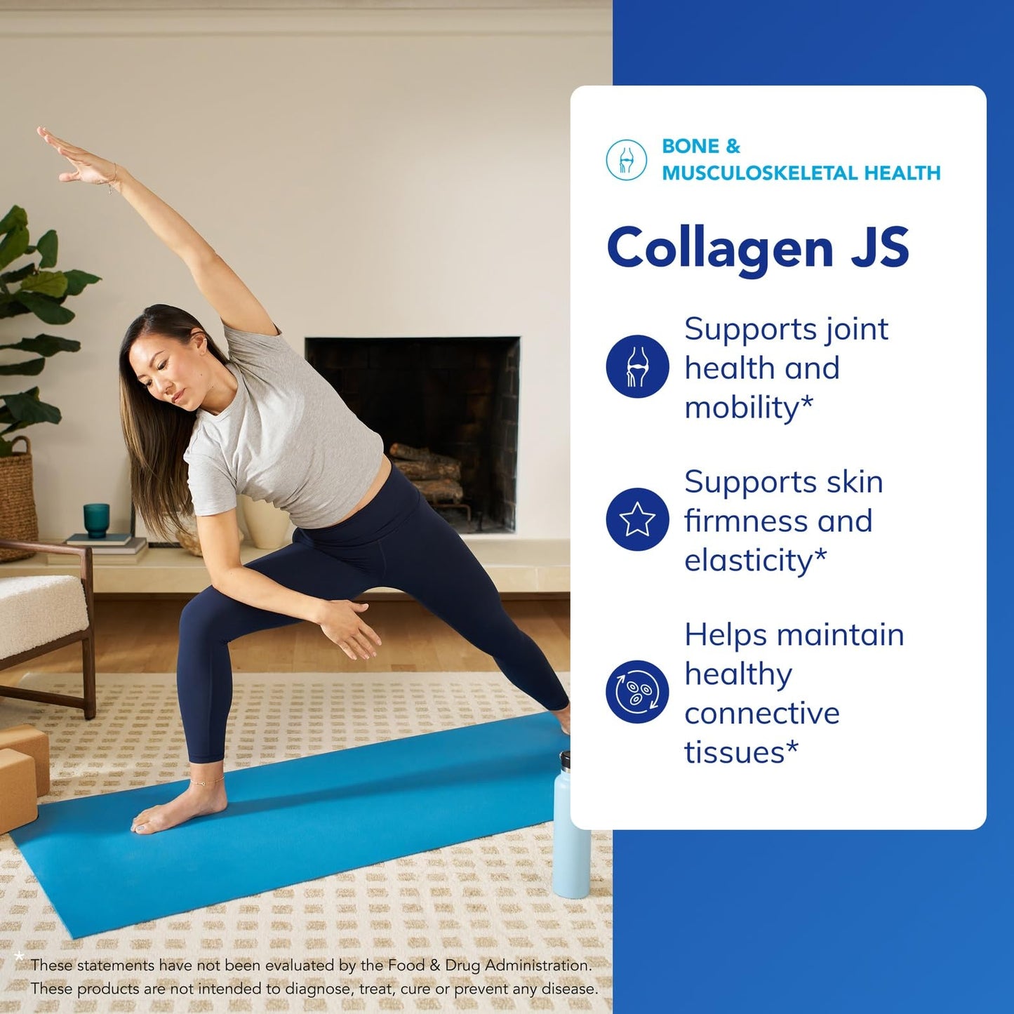 Pure Encapsulations Collagen JS - Skin & Joint Health* - 1,000 mg Hydrolyzed Biocell Collagen - Gluten Free & Non-GMO - 120 Capsules - dailyvitalstore
