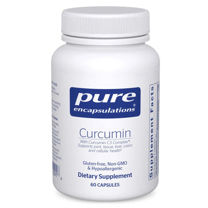 Pure Encapsulations Curcumin - 500 mg - Supports Joint Health & Liver Health - Curcuma Longa Capsule - dailyvitalstore