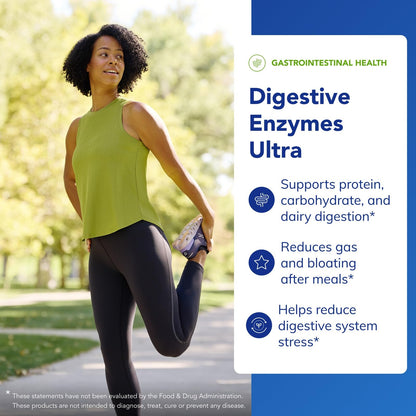 Pure Encapsulations Digestive Enzymes Ultra - Vegetarian Digestive Enzyme Supplement to Support Protein, Carb, Fiber, and Dairy Digestion* - 90 Capsules - dailyvitalstore