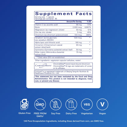 Pure Encapsulations GlucoFunction | Comprehensive Support for Healthy Carbohydrate Metabolism | 90 Capsules - dailyvitalstore