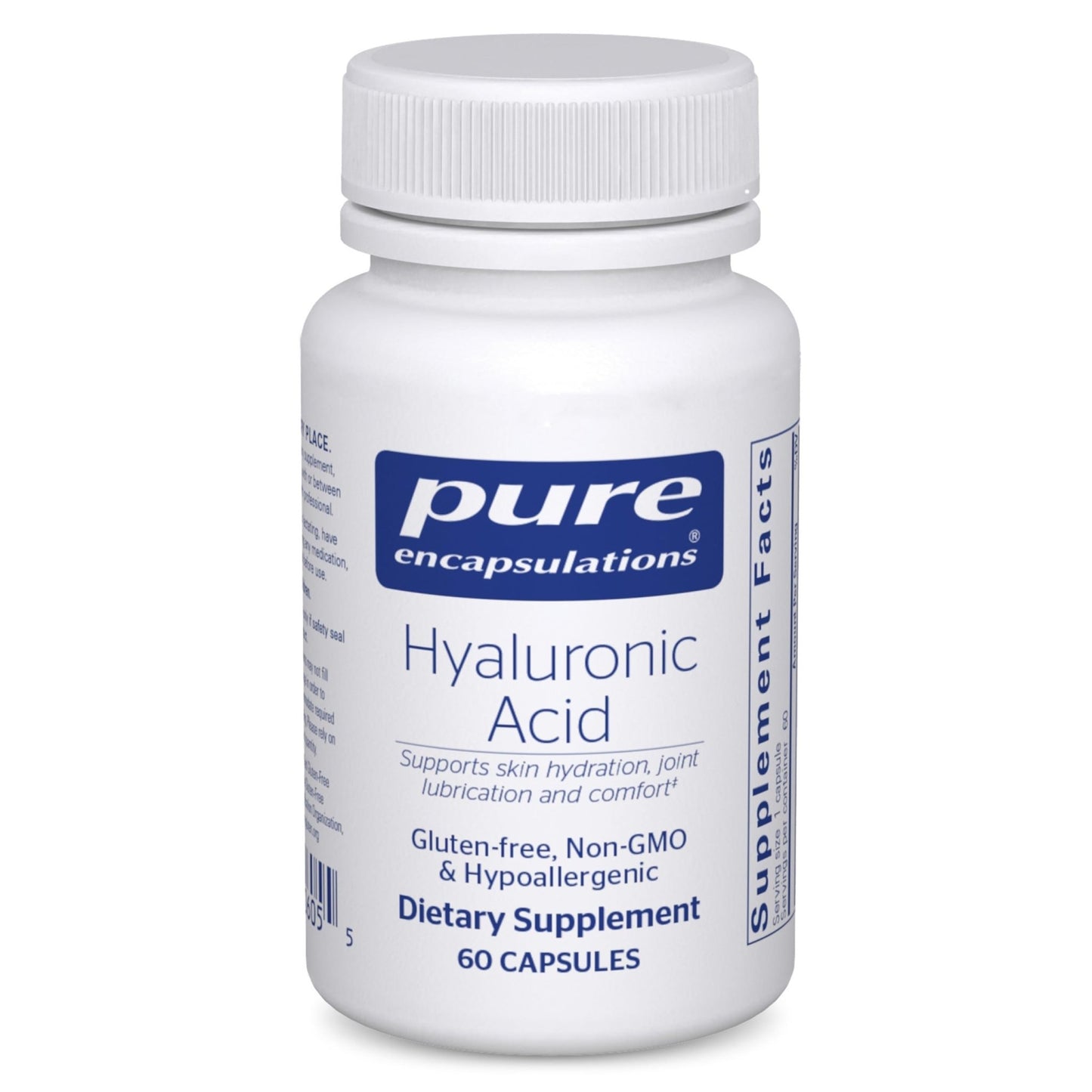 Pure Encapsulations Hyaluronic Acid - for Skin Hydration, Joint Lubrication & Joint Health* - Effective Absorption - Gluten Free - dailyvitalstore