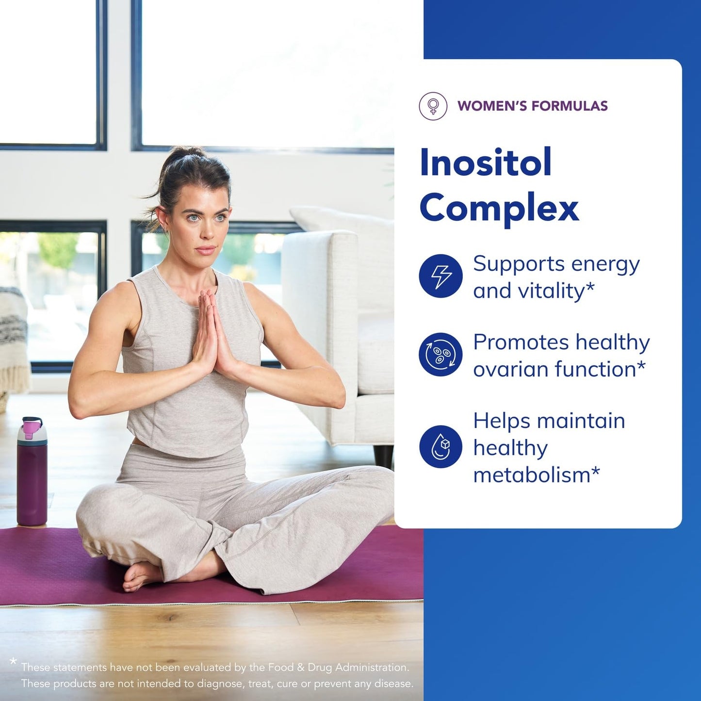 Pure Encapsulations Inositol Complex | Supplement to Support Energy, Healthy Metabolism, and Ovarian Function* | 60 Capsules - dailyvitalstore