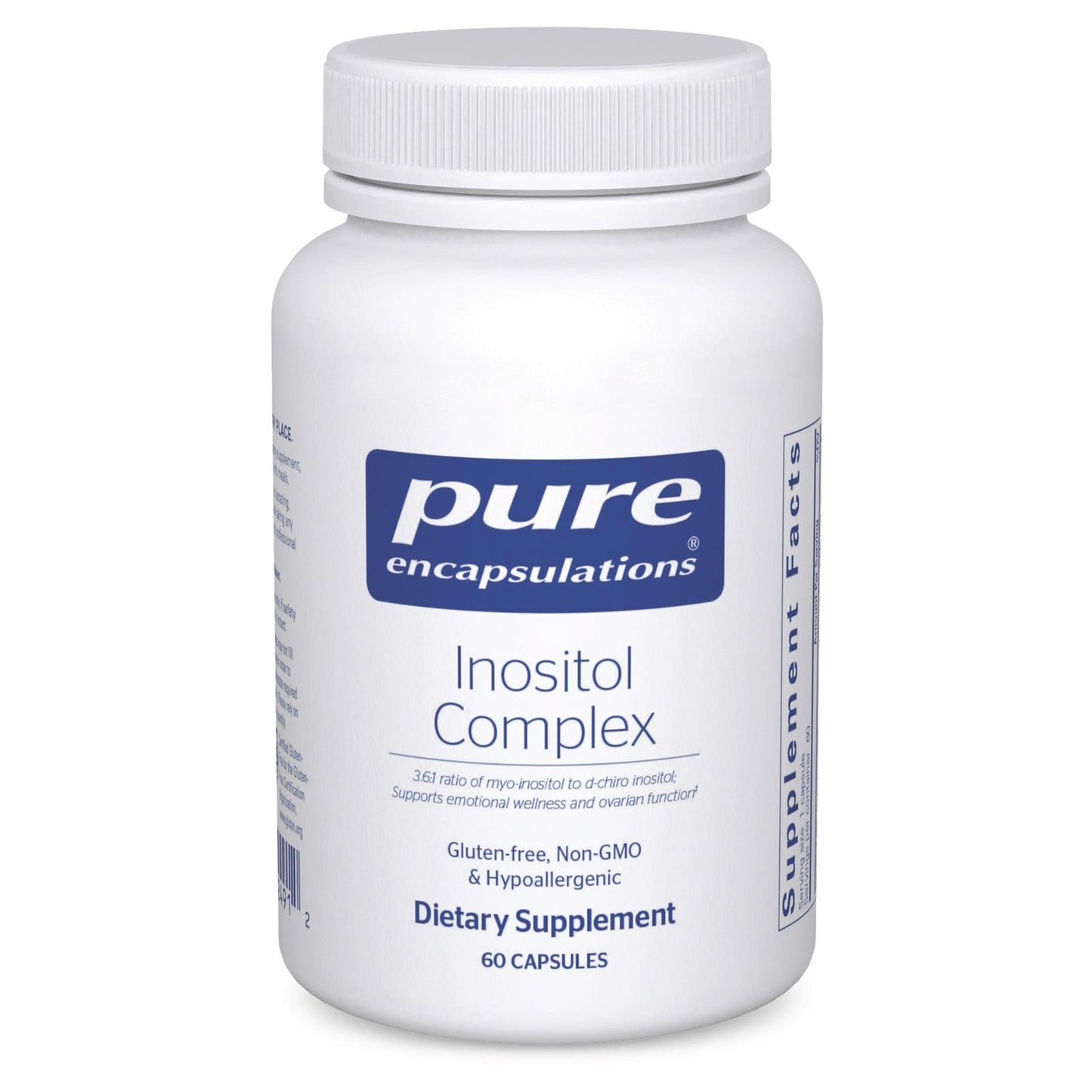 Pure Encapsulations Inositol Complex | Supplement to Support Energy, Healthy Metabolism, and Ovarian Function* | 60 Capsules - dailyvitalstore