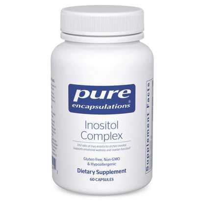 Pure Encapsulations Inositol Complex | Supplement to Support Energy, Healthy Metabolism, and Ovarian Function* | 60 Capsules - dailyvitalstore