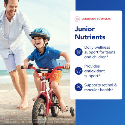 Pure Encapsulations Junior Nutrients - Kids & Teens Multivitamin - Without Iron - with Calcium, Vitamin D3 & Vitamin C - Non-GMO & Vegetarian - 120 Capsules - dailyvitalstore