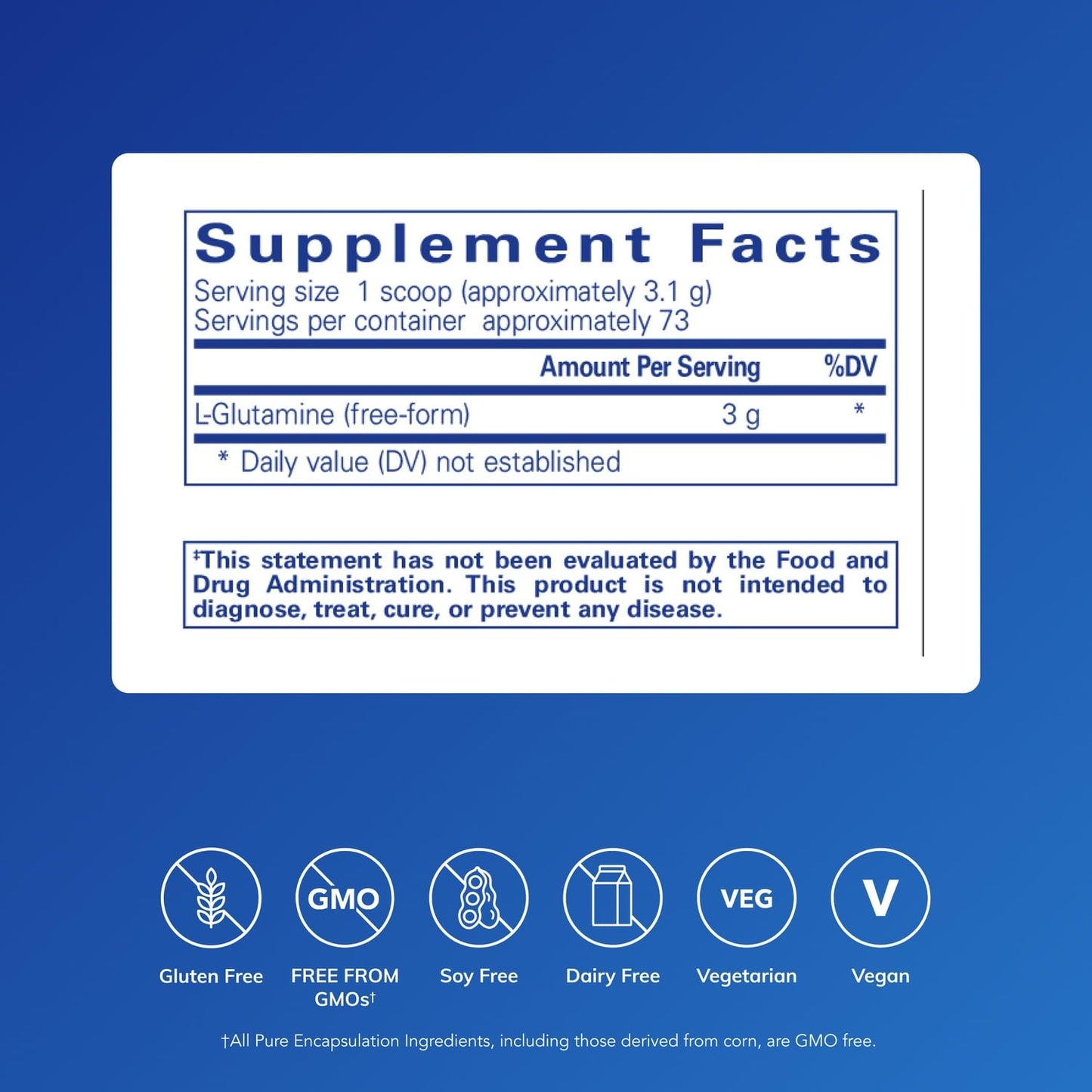 Pure Encapsulations L-Glutamine Powder - Supplement for Immune and Digestive Support, Gut Health and Lining, Metabolism, and Muscle Support* - dailyvitalstore