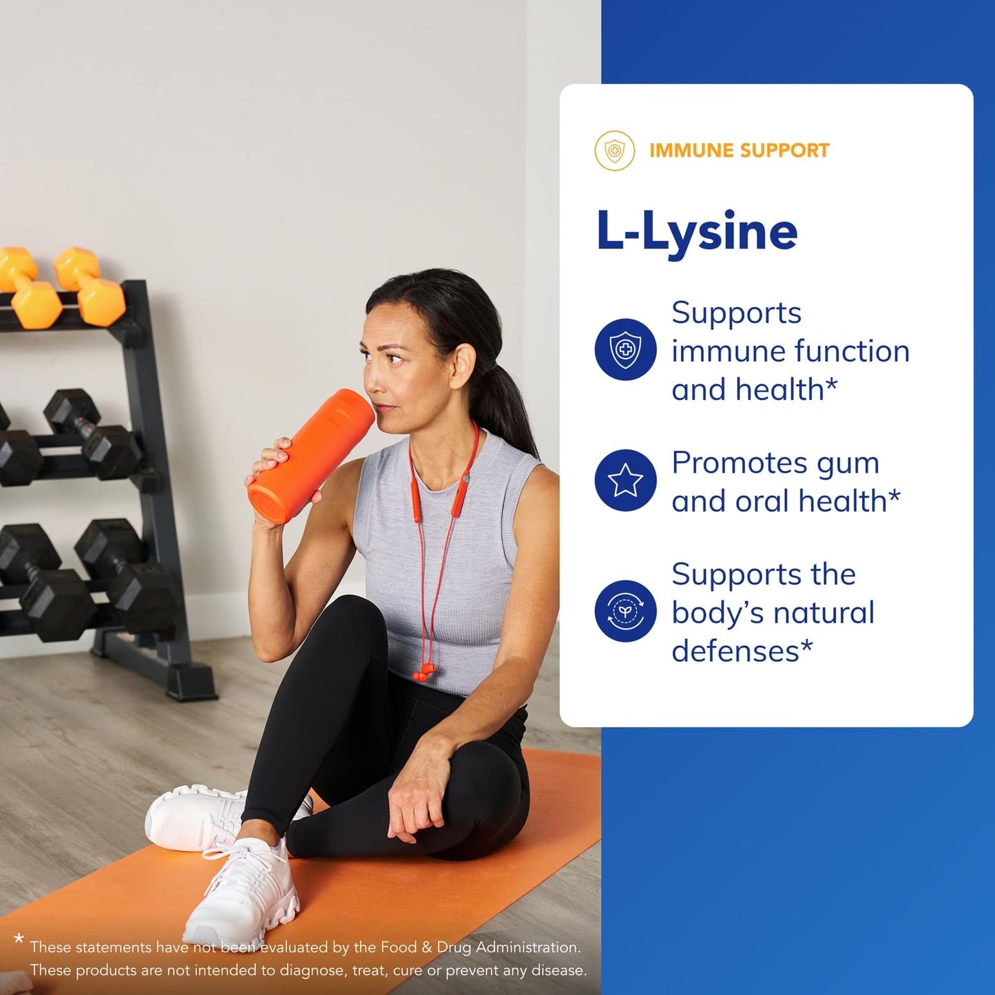 Pure Encapsulations L-Lysine - Essential Amino Acid Supplement for Immune Support & Gum, Lip Health* - with L-Lysine HCl - 90 Capsules - dailyvitalstore