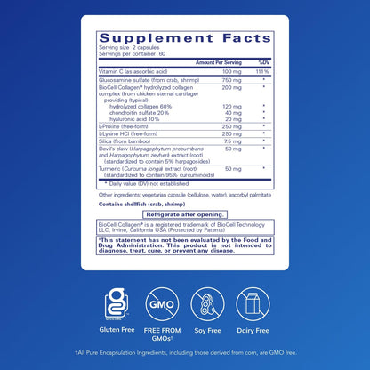 Pure Encapsulations - Ligament Restore - Dietary Supplement Helps Maintain Healthy Tendons, Ligaments and Joints - 120 Capsules - dailyvitalstore