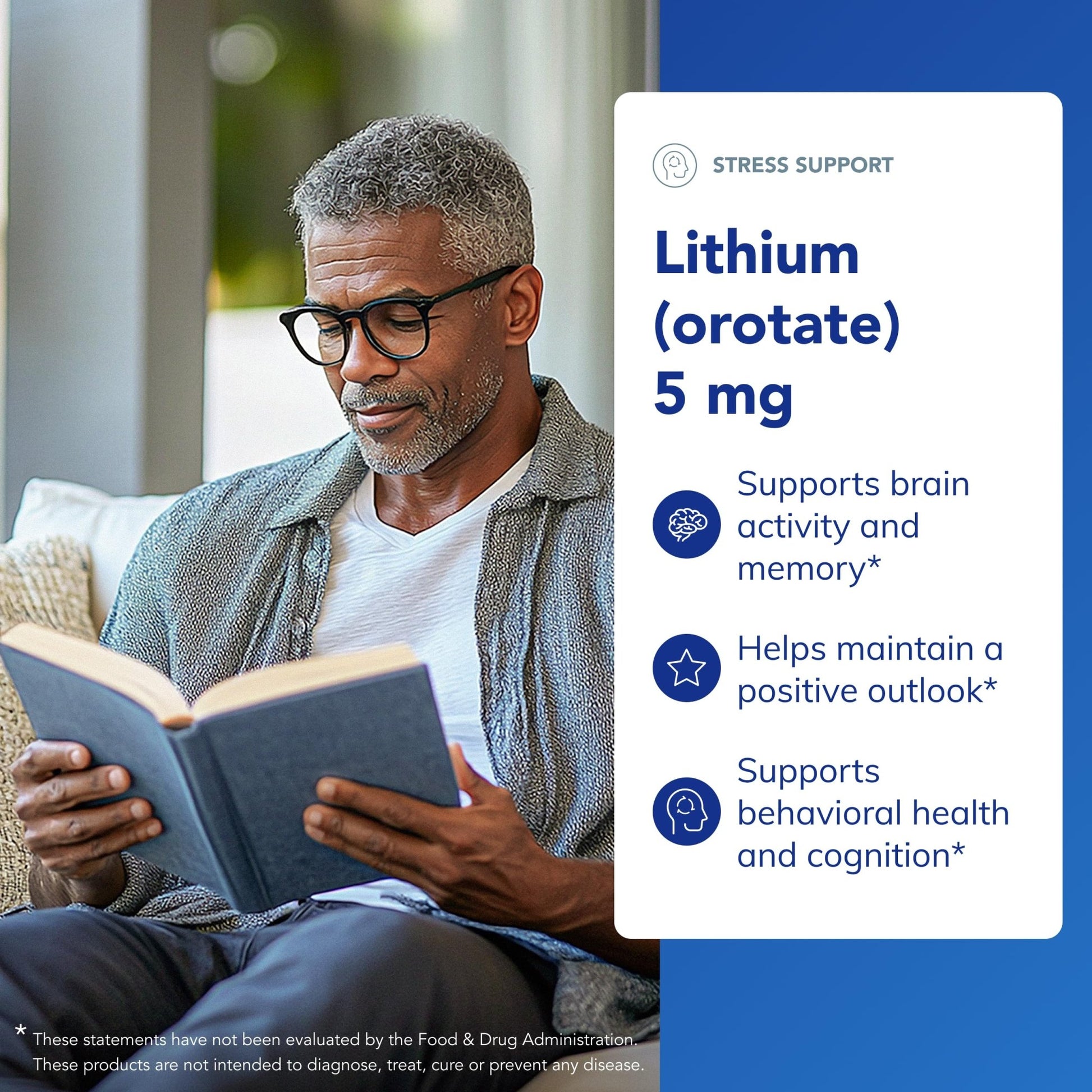 Pure Encapsulations Lithium Orotate 5 mg - Brain Support Supplement - with N-Acetyl-L-Cysteine (NAC) for Memory & Brain Behavior* - dailyvitalstore