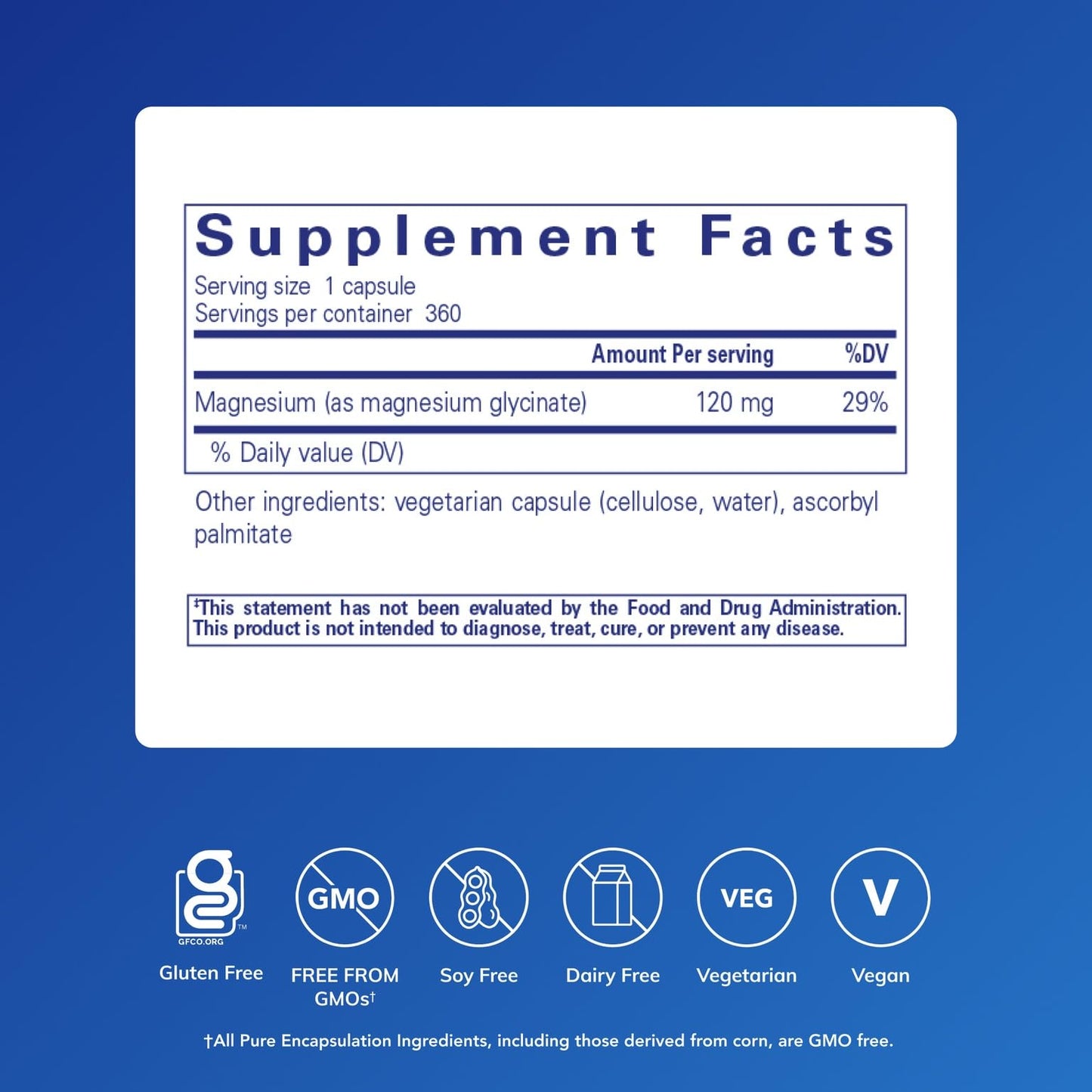 Pure Encapsulations Magnesium (Glycinate) - Supplement to Support Stress Relief, Sleep, Heart Health, Nerves, Muscles, and Metabolism - dailyvitalstore