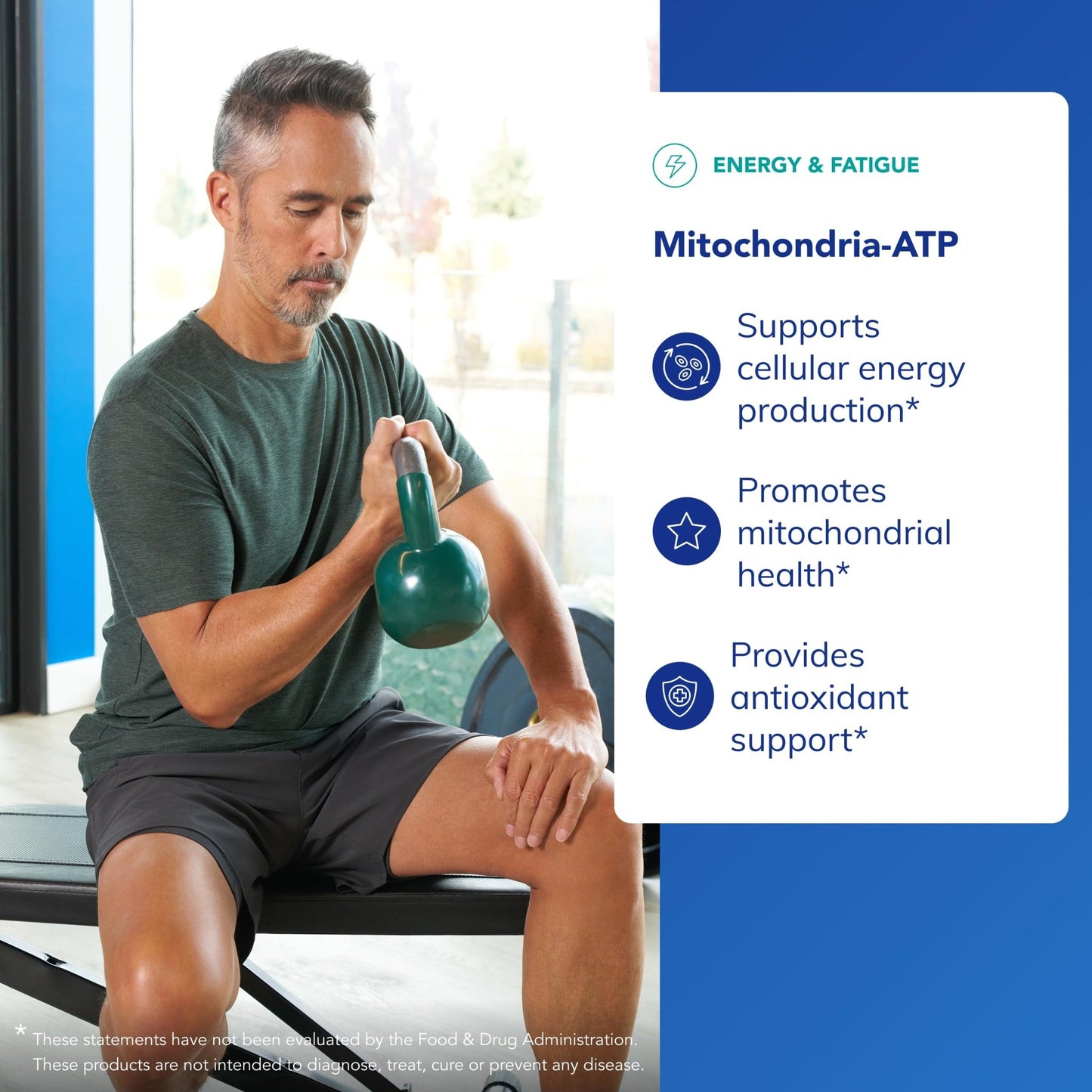 Pure Encapsulations Mitochondria-ATP - Mitochondrial Support - ATP Production Aid* - with Vitamin C, Vitamin E & Thiamin - Antioxidant Support - 120 Capsules - dailyvitalstore