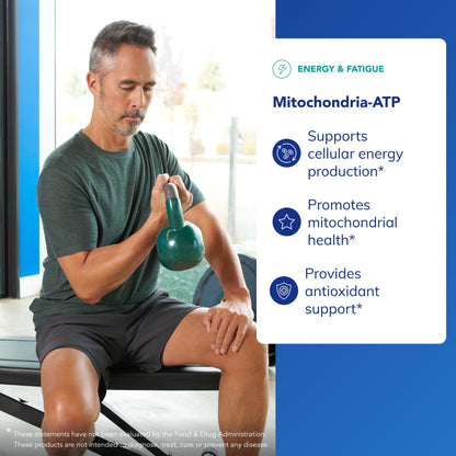 Pure Encapsulations Mitochondria-ATP - Mitochondrial Support - ATP Production Aid* - with Vitamin C, Vitamin E & Thiamin - Antioxidant Support - 120 Capsules - dailyvitalstore
