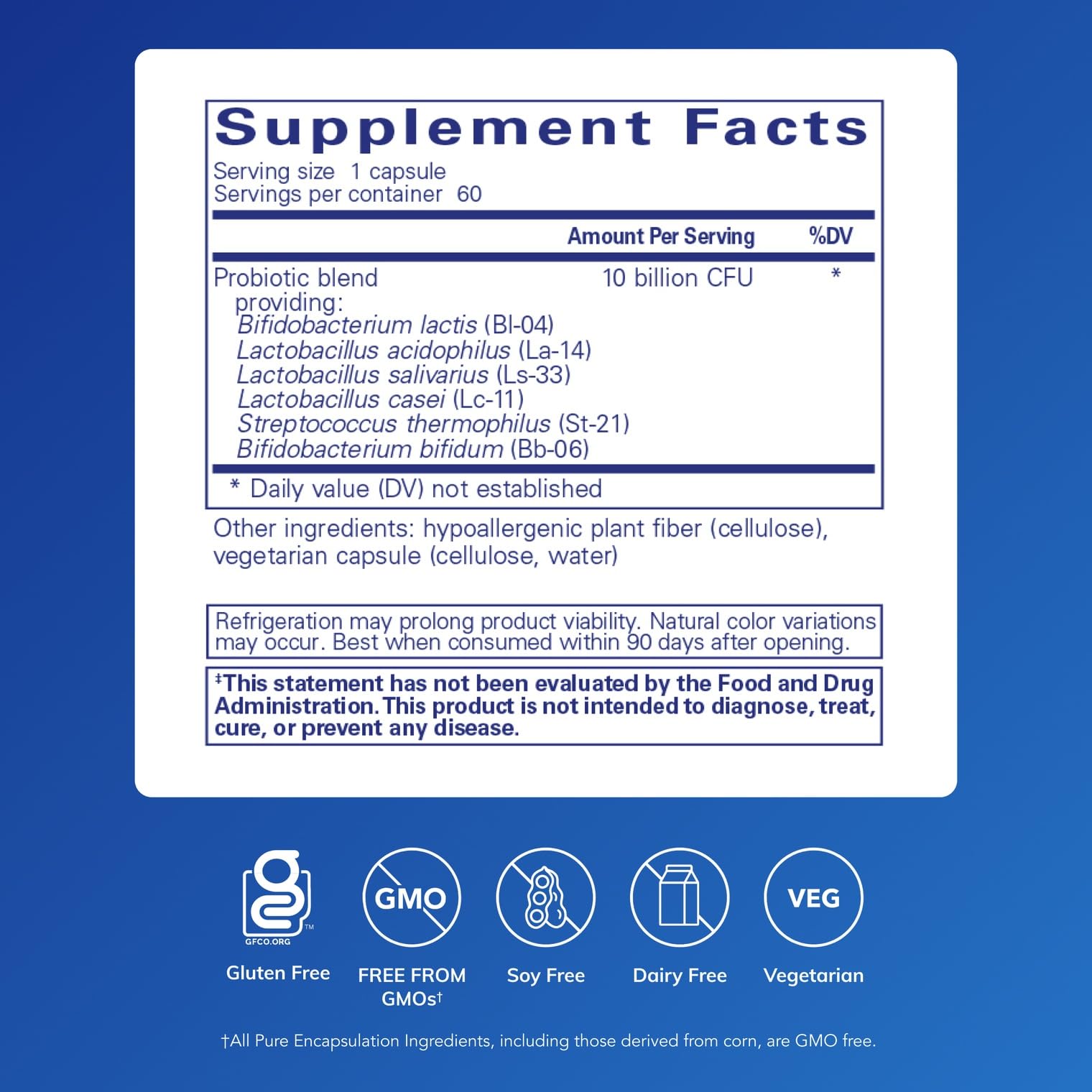 Pure Encapsulations Probiotic G.I. - Shelf Stable Probiotic for Intestinal Health & Gastrointestinal Support - dailyvitalstore