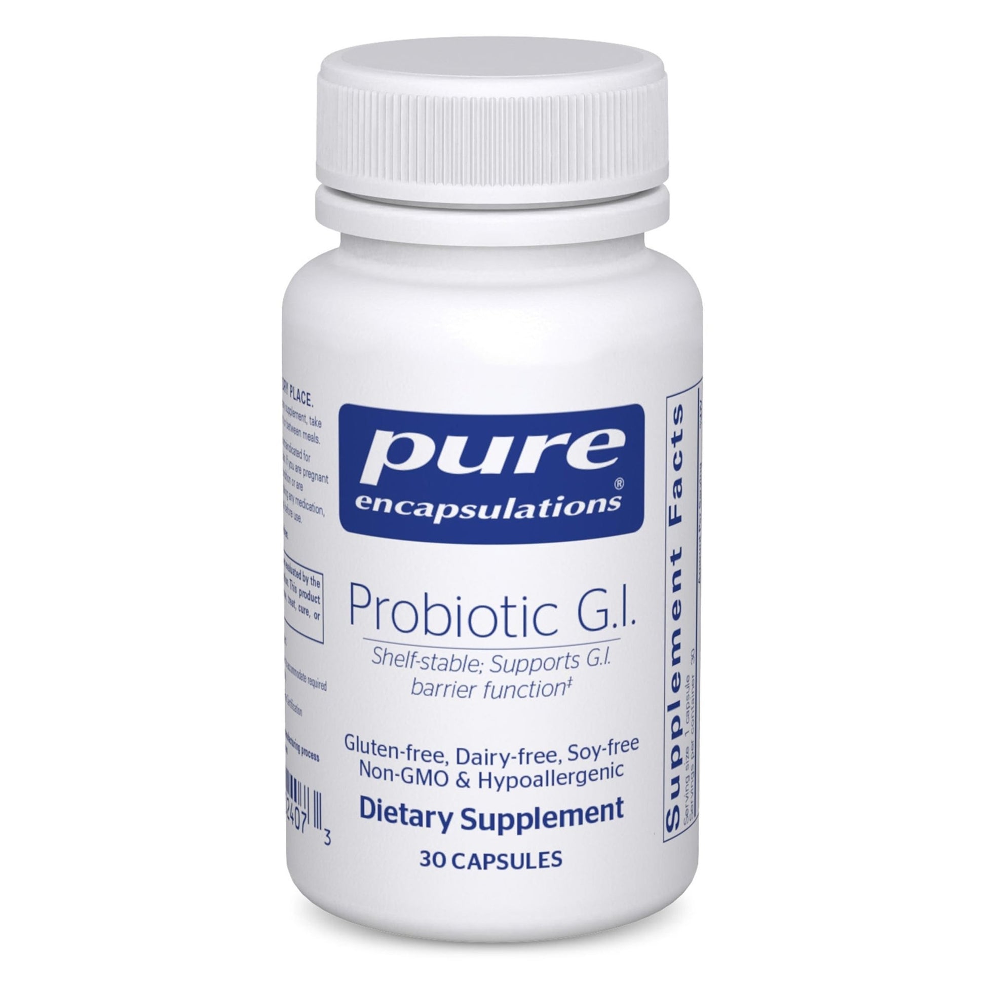 Pure Encapsulations Probiotic G.I. - Shelf Stable Probiotic for Intestinal Health & Gastrointestinal Support* - with Lactobacillus & Bifidobacterium - 30 Capsules - dailyvitalstore