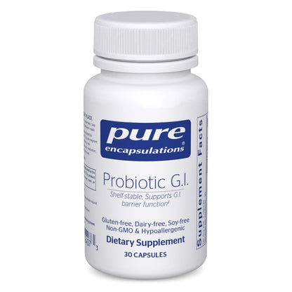 Pure Encapsulations Probiotic G.I. - Shelf Stable Probiotic for Intestinal Health & Gastrointestinal Support* - with Lactobacillus & Bifidobacterium - 30 Capsules - dailyvitalstore