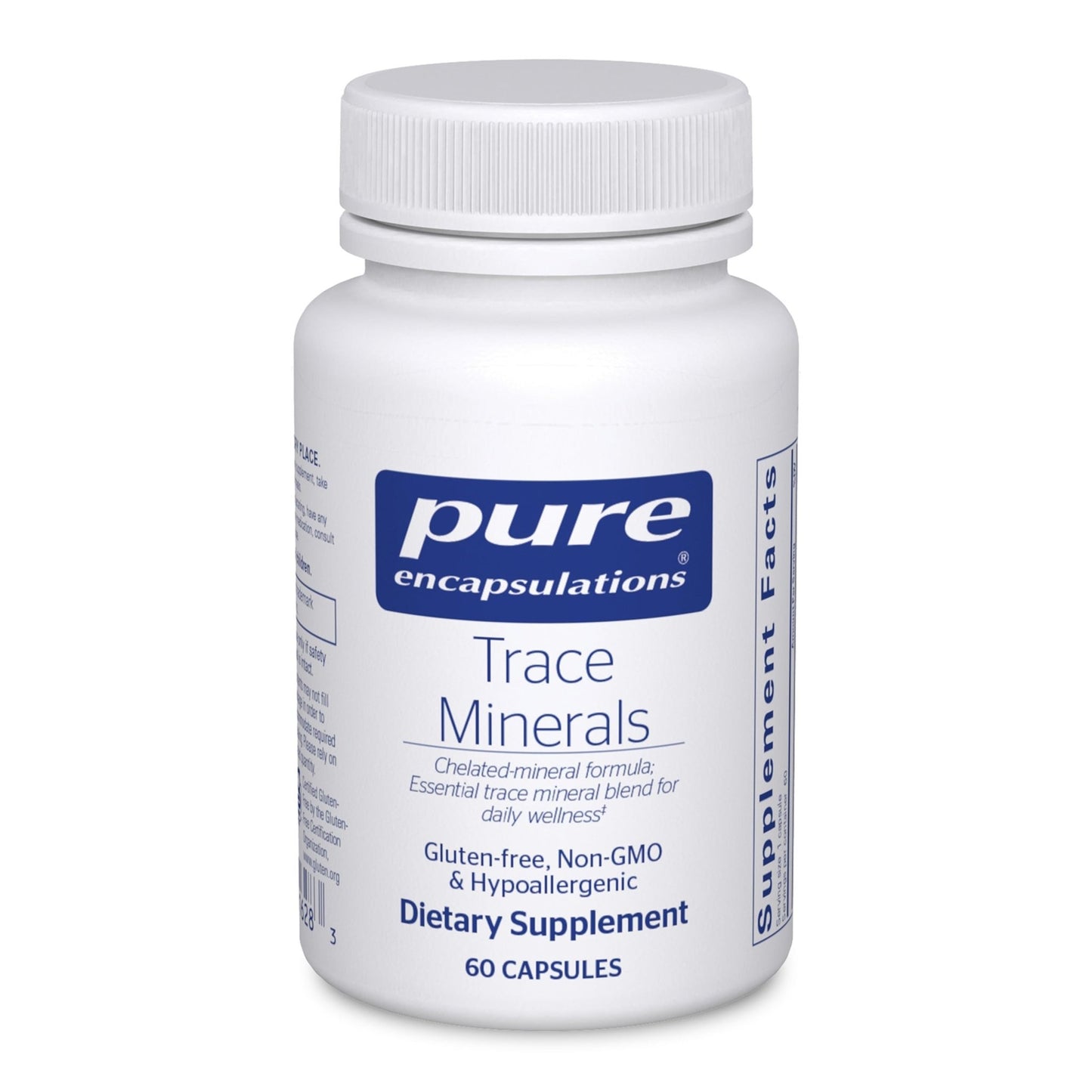 Pure Encapsulations Trace Minerals - Multimineral Supplement - Mineral Supplement - Supports Metabolism & Cellular Function* - Gluten Free & Vegan - 60 Capsules - dailyvitalstore