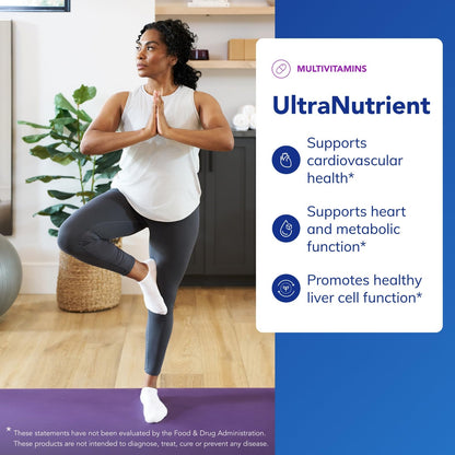 Pure Encapsulations UltraNutrient - Minerals & Multivitamins - Supports Liver & Heart Health* - Supplement for Antioxidants - with Vitamin C, CoQ10 & More - Gluten Free - 180 Capsules - dailyvitalstore