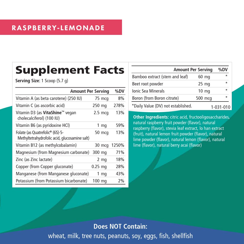 Pure Essence Labs Ionic Fizz Magnesium Plus, Anti-Stress Supplement Drink Powder, Gluten Free and Non-GMO Magnesium Powder - dailyvitalstore