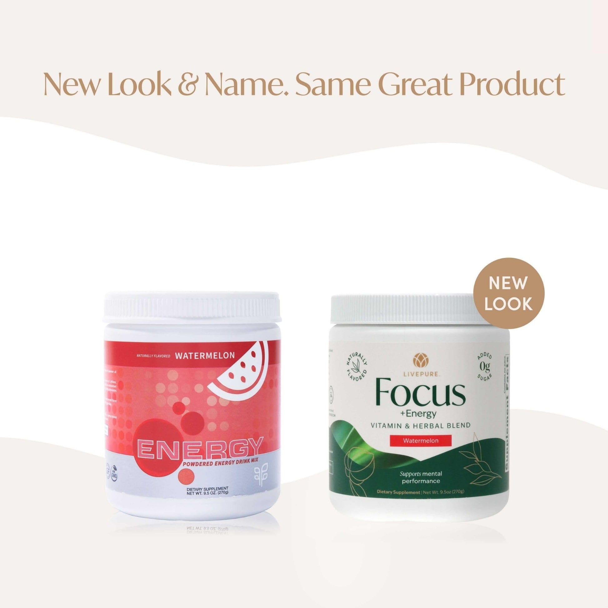 PURE Focus + Energy Tub Drink Mix | Natural Caffeine & Antioxidants from Botanicals | Supports Alertness, Clarity & Energy | Zero Sugar, No Artificial Sweeteners | 9.5 oz | Watermelon Flavor - dailyvitalstore