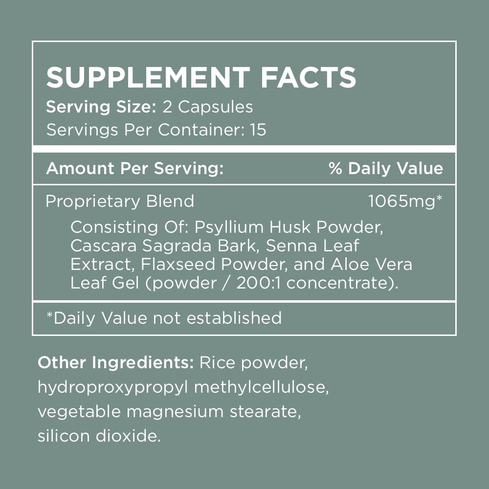 Pure for Men Detox Supplement, Reset | Promotes Digestive & Gut Health, Helps Remove Toxins & Supports Immune System, Colon Cleanse | 30 Capsules - dailyvitalstore