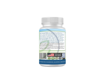 PURE® Greens & Reds Capsules - 30 Servings - 9 Daily Servings of Fruits & Vegetables in 1 Capsule - PhytoServ® Superfood Blend with Broccoli, Kale & Berries - Plant-Based Phytonutrient Shield - dailyvitalstore