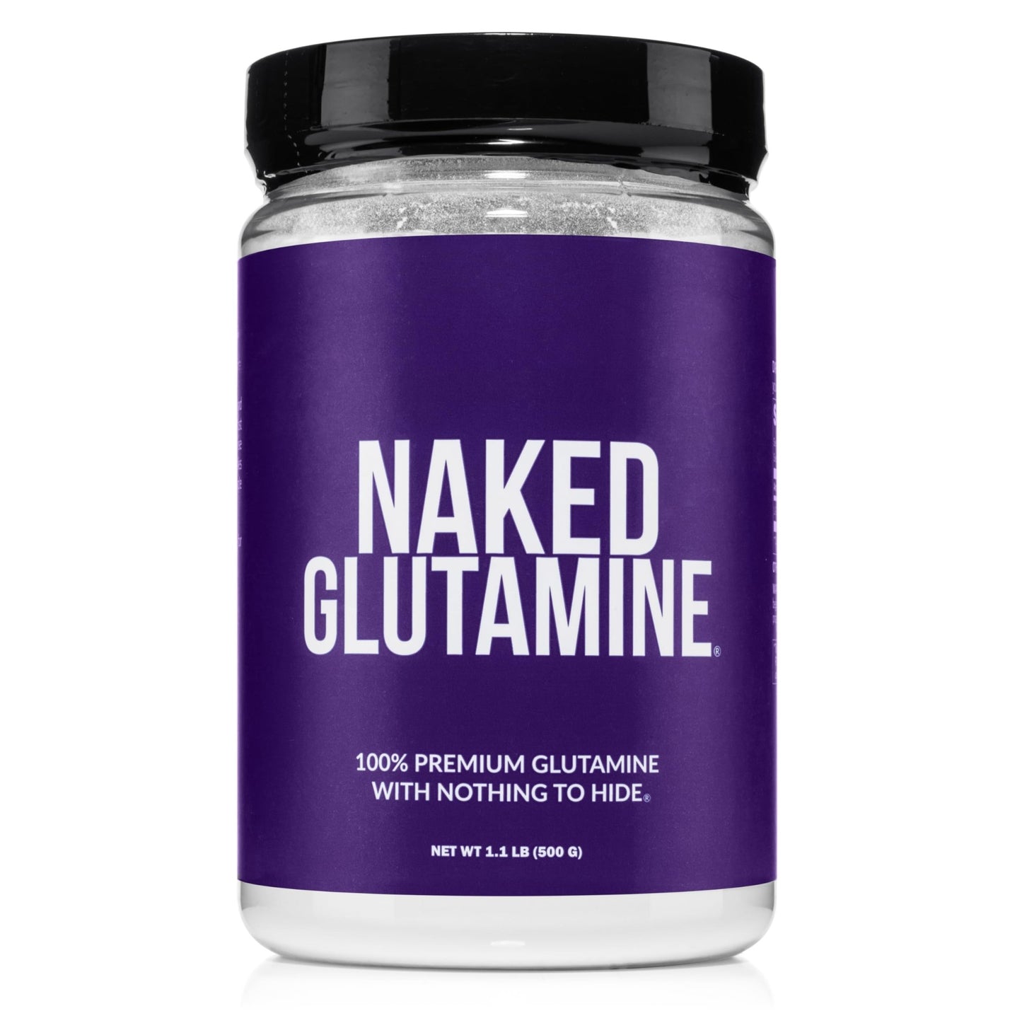 Pure L-Glutamine Made in The USA - 100 Servings - 500g, 1.1lb Bulk, Vegan, Non-GMO, Gluten and Soy Free. Minimize Muscle Breakdown & Improve Protein Synthesis. No Additives - dailyvitalstore