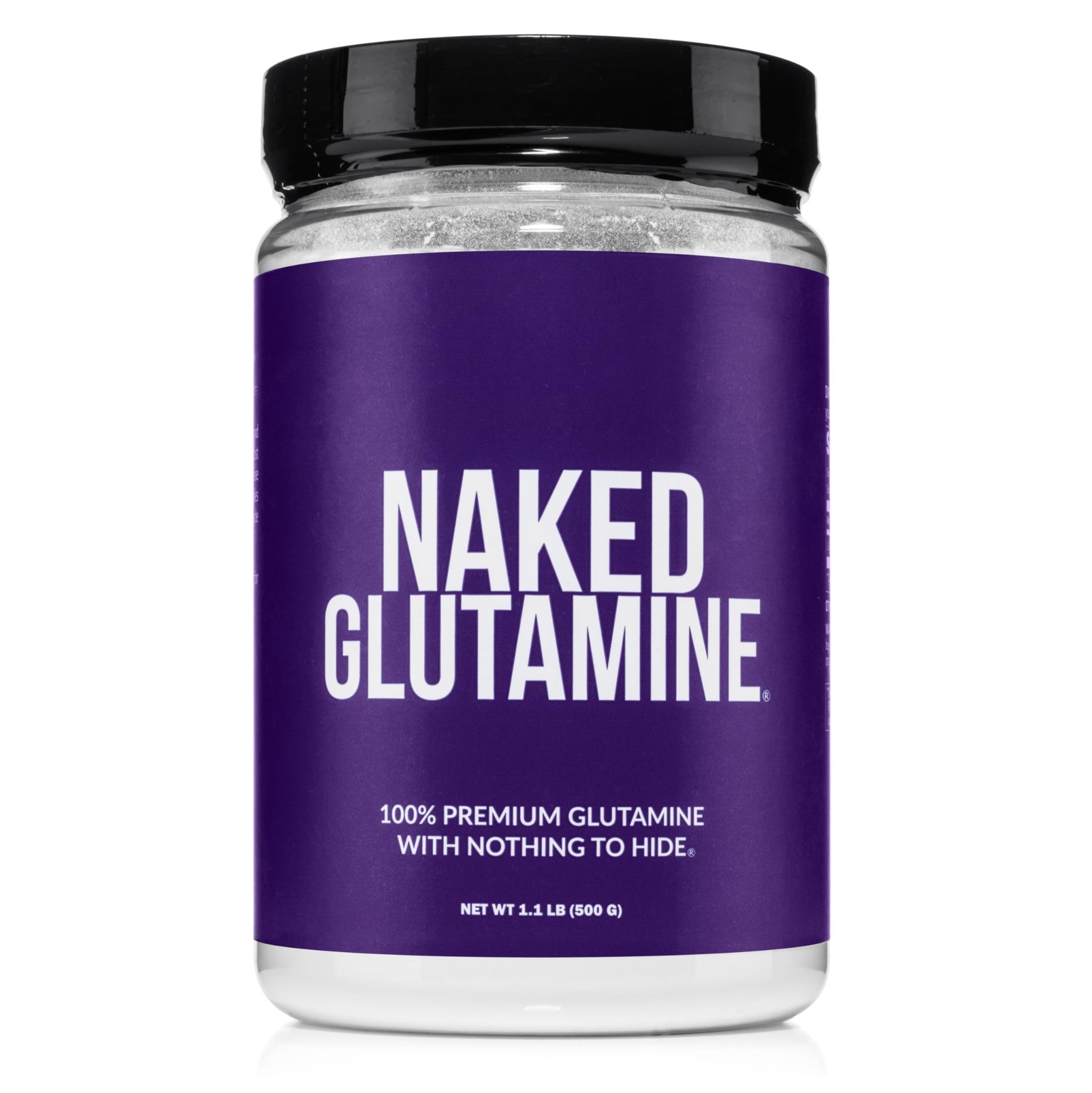 Pure L-Glutamine Made in The USA - 100 Servings - 500g, 1.1lb Bulk, Vegan, Non-GMO, Gluten and Soy Free. Minimize Muscle Breakdown & Improve Protein Synthesis. No Additives - dailyvitalstore