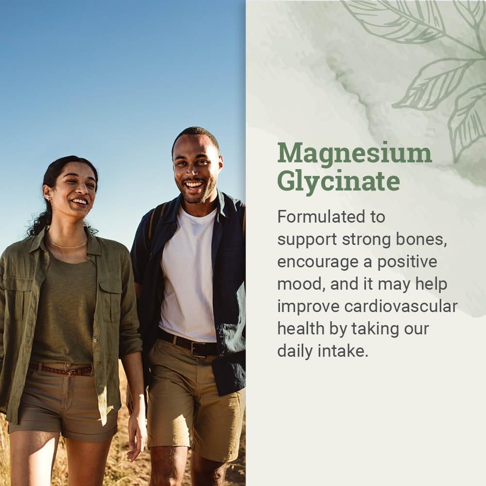 Pure Magnesium Glycinate 500mg - Chelated Magnesium Supplement, High Absorption Capsules for Sleep, Glicinato De Magnesio with Organic MCT Powder (120 Capsules) - dailyvitalstore