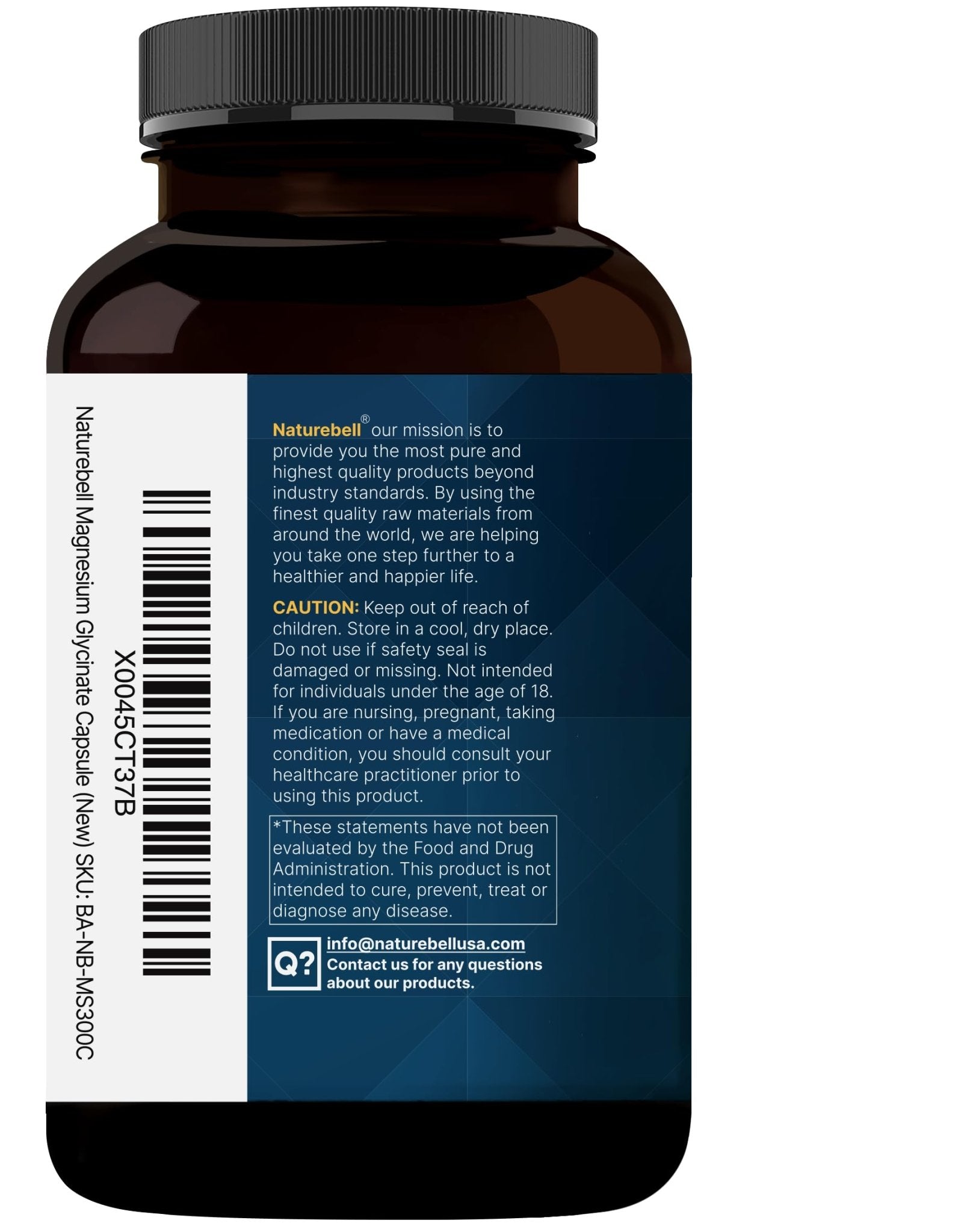 Pure Magnesium Glycinate for Sleep, 200mg with Valerian Root, 300 Capsules | 100% Chelated & Purified Mineral Supplement – Ultra High Absorption – Non-GMO, Gluten Free - dailyvitalstore