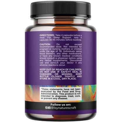 Pure Magnesium Glycinate Supplement 500mg - Magnesium for Sleep and Rest Capsules for Men & Women - Unflavored Vegan High Absorption Pills for Relaxation Support - 120 Count - dailyvitalstore