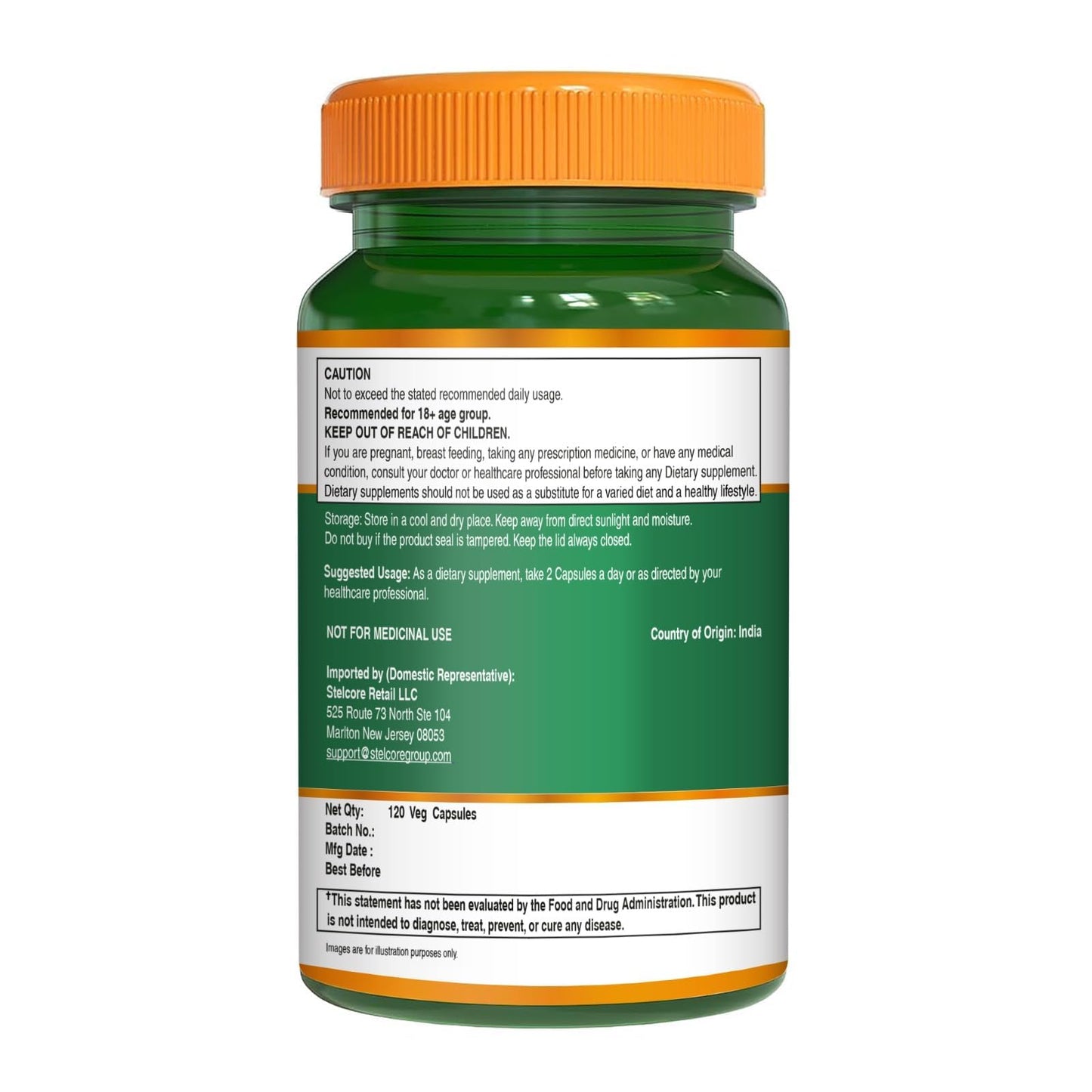 Pure Nutrition Alpha Lipoic Acid 600mg + Vitamin E | 120 Caps | Powerful Antioxidant to Support Nerve & Heart Health*. | Non-GMO - dailyvitalstore