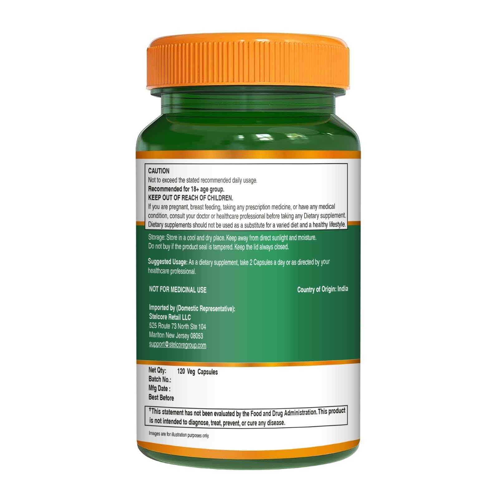 Pure Nutrition Alpha Lipoic Acid 600mg + Vitamin E | 120 Caps | Powerful Antioxidant to Support Nerve & Heart Health*. | Non-GMO - dailyvitalstore