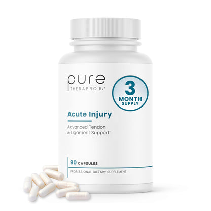 Pure Therapro Rx Acute Injury | Tendon & Ligament Support | Convenient Once a Day Clinical Dose | Supports Tendon Health, Movement & Physical Function | Pharm-Grade (90 Capsules) - dailyvitalstore